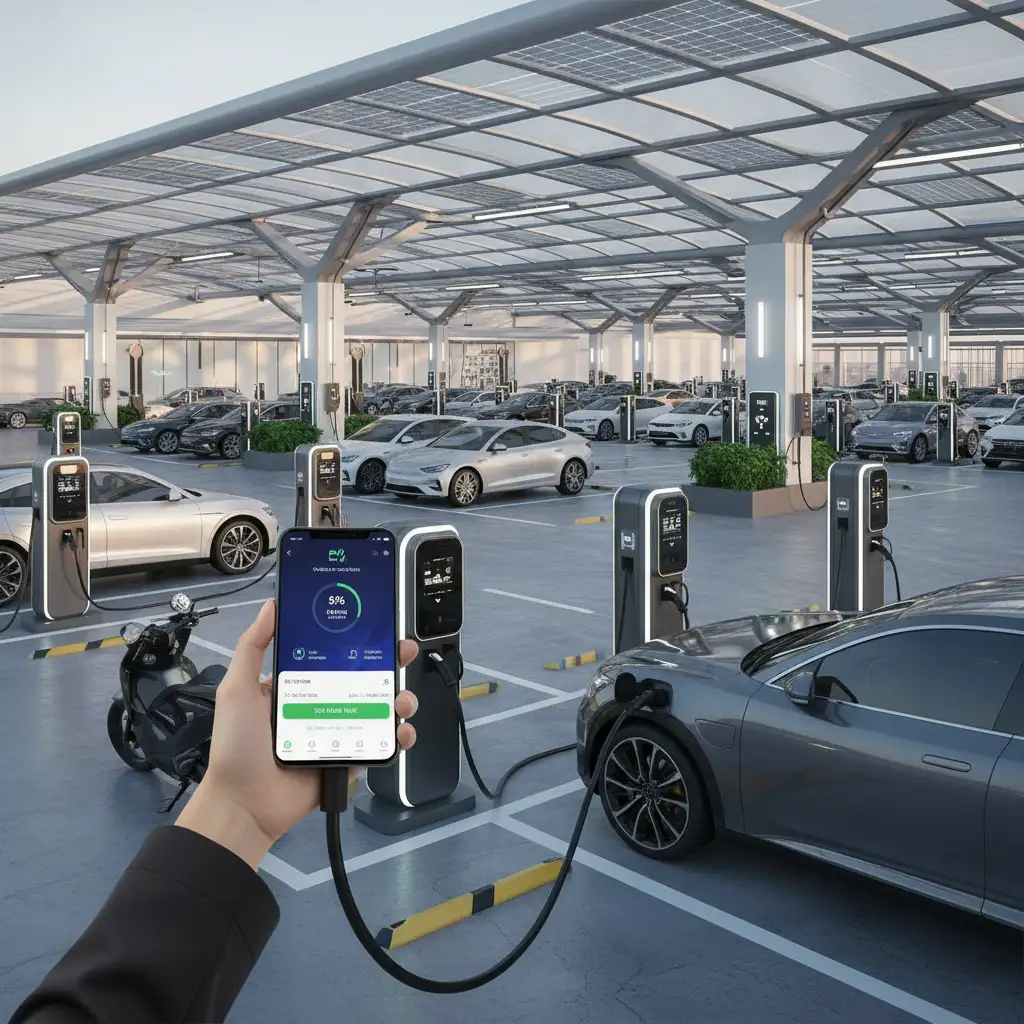 Hạ tầng trạm sạc xe điện